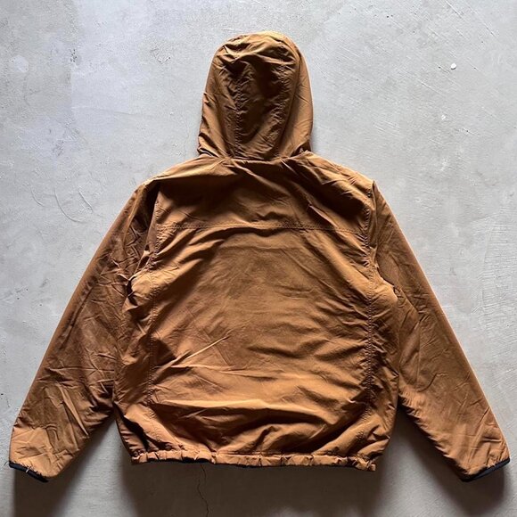 carhartt black tan boxy reversible fleece jacket - Picture 6 of 6